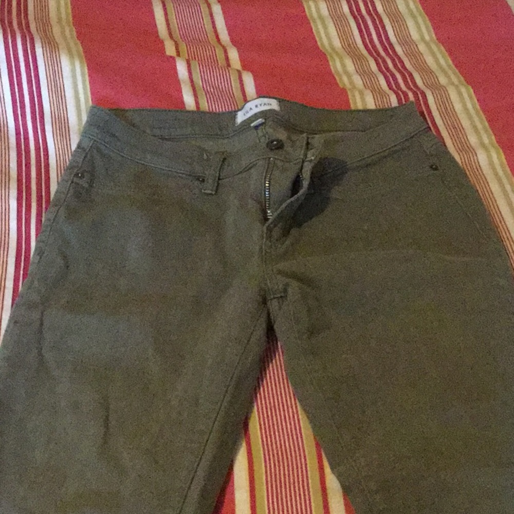 Lila Ryan Olive Skinny Jeans